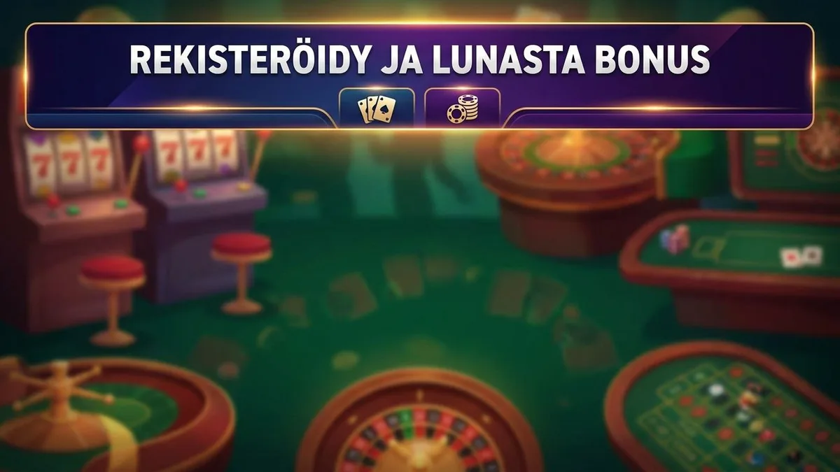 Rekisteröidy bonuksen kanssa